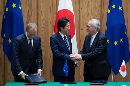 Европейският съюз и Япония сключиха споразумение за свободна търговия, което