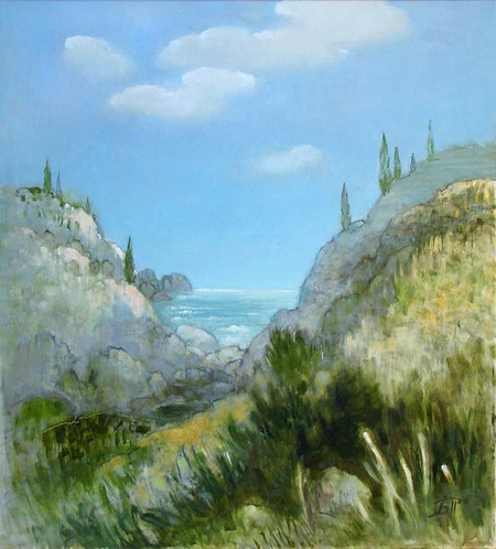 Изложба с живописни творби на Бисера Прахова под наслов Брегове