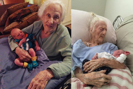 101-годишна италианка роди здраво момченце с тегло 4 кг. Преди