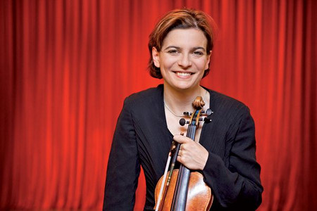 Албена Данаилова, която печели длъжността на първи концертмайстор на Виенската